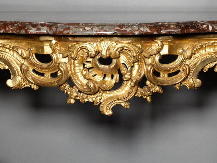 Louis XV dragon console table