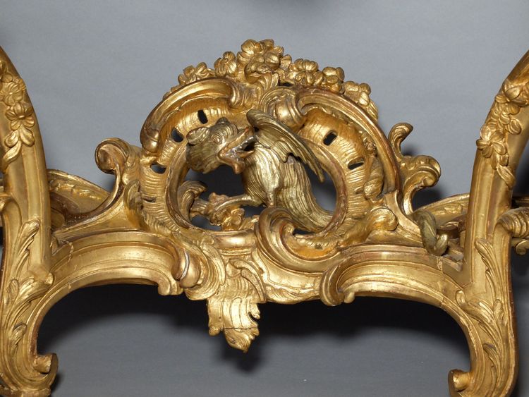 Louis XV dragon console table