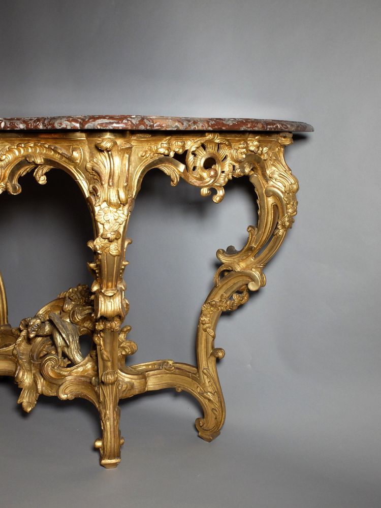 Louis XV dragon console table