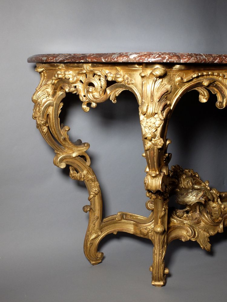 Louis XV dragon console table