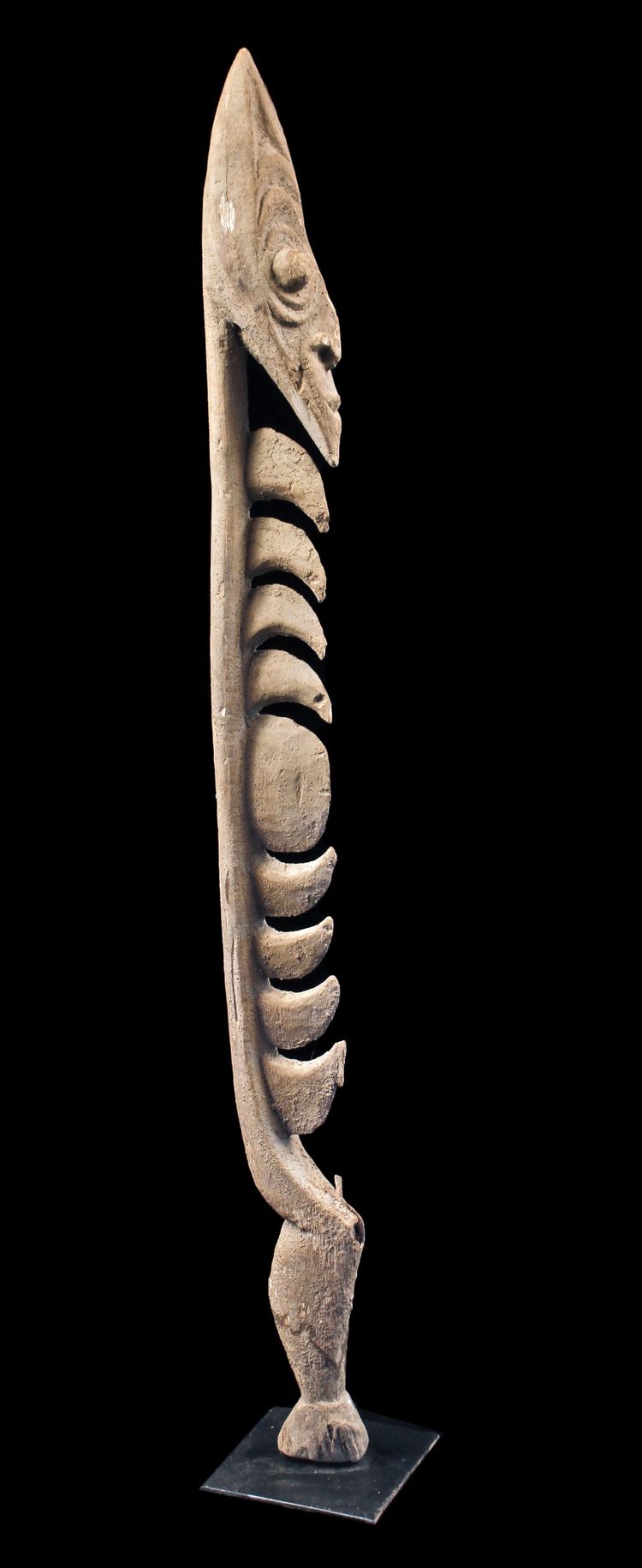 Figura di culto Yipwon, scultura, arte tribale, Papua Nuova Guinea, arte dell'Oceania, 89 cm
