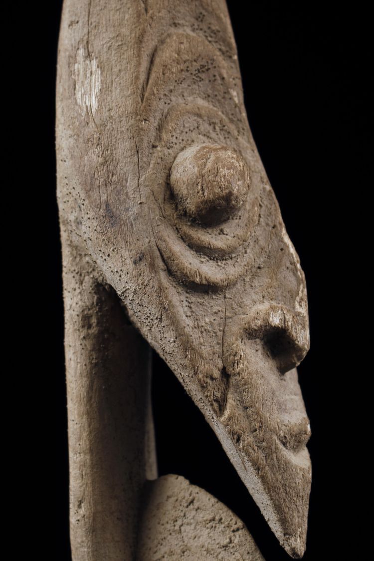 Figura di culto Yipwon, scultura, arte tribale, Papua Nuova Guinea, arte dell'Oceania, 89 cm