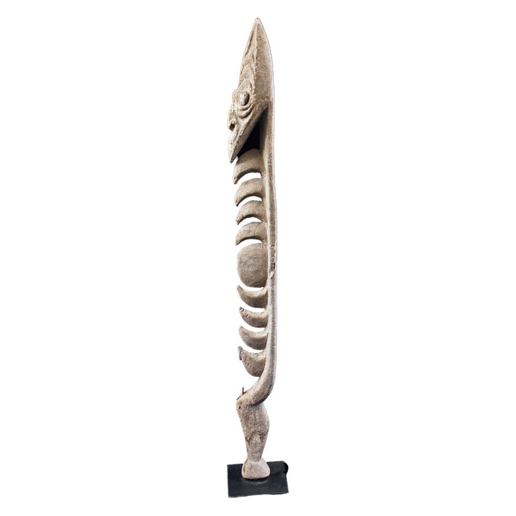 Figura di culto Yipwon, scultura, arte tribale, Papua Nuova Guinea, arte dell'Oceania, 89 cm