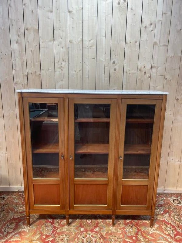 Biblioteca - Louis XVI Style Showcase 3 porte