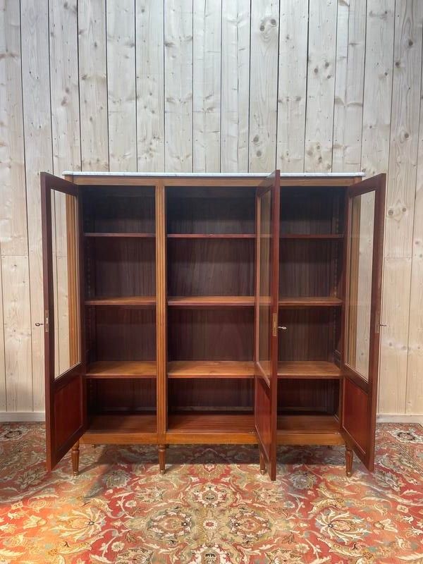 Biblioteca - Louis XVI Style Showcase 3 porte