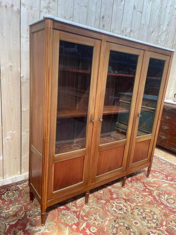 Biblioteca - Louis XVI Style Showcase 3 porte