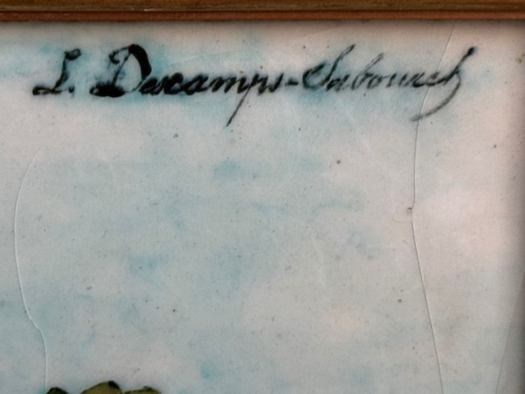 Plaque émaillée