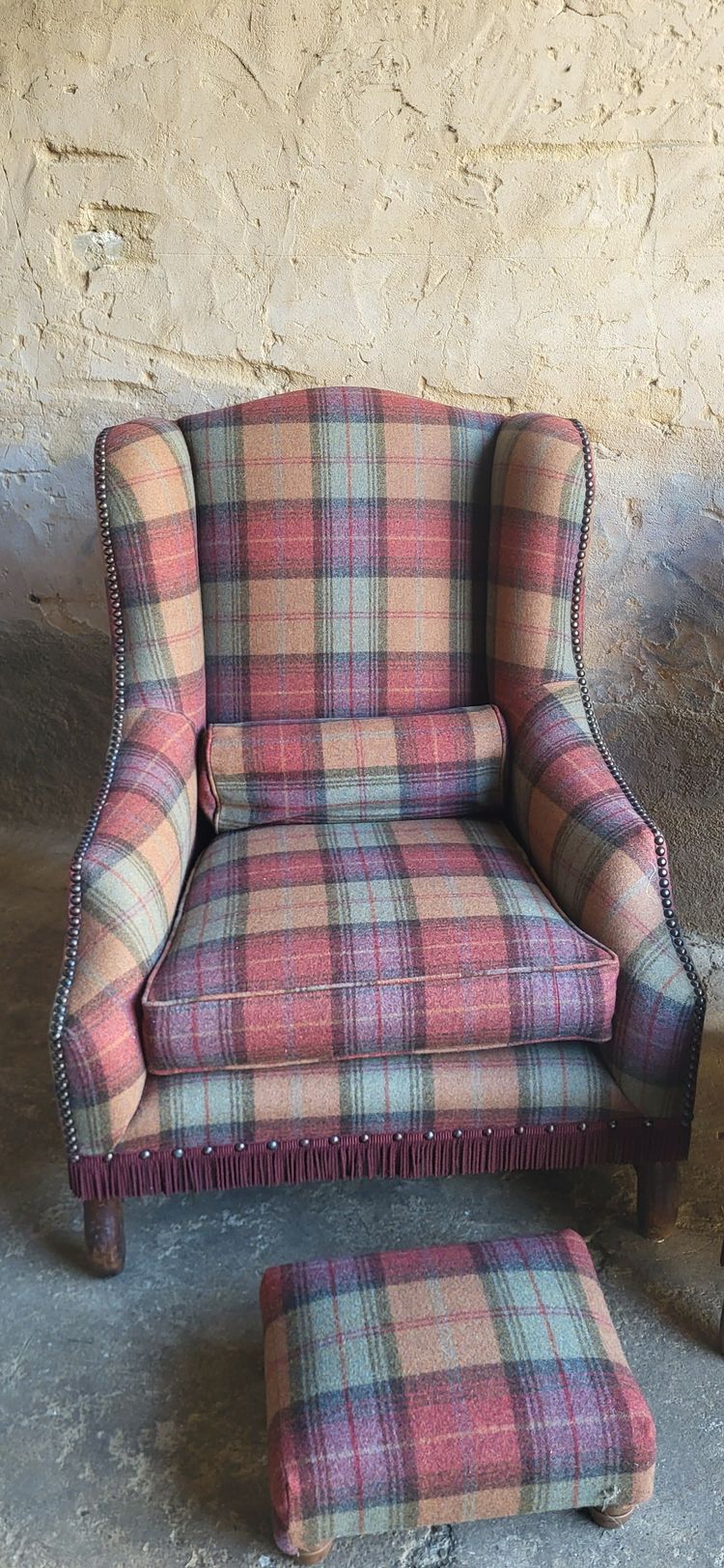 Paire de fauteuils à oreilles Louis XIII