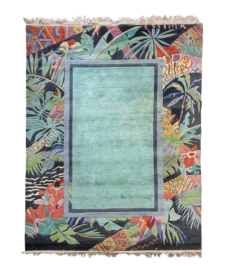 Tapis vintage conçu par Nini Ferrucci pour YSSIMA, des années 1990  