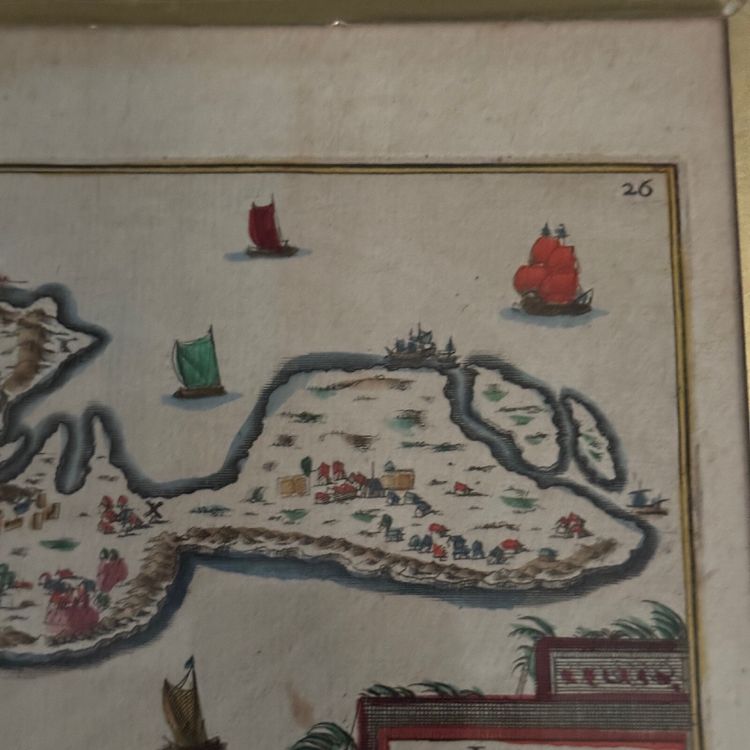 Engraving Isle of Noirmoultier by Christophe Tassin 1634