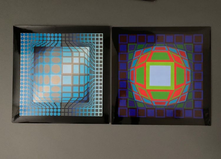Portfolio Vasarely Progressions 3 Editions du Griffon Neuchâtel