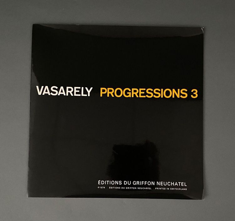 Portfolio Vasarely Progressions 3 Editions du Griffon Neuchâtel