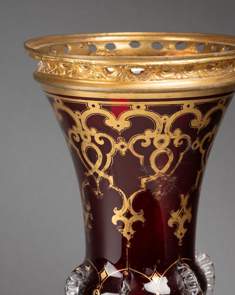 Glass Mounted in Goldsmithery, 19th Century