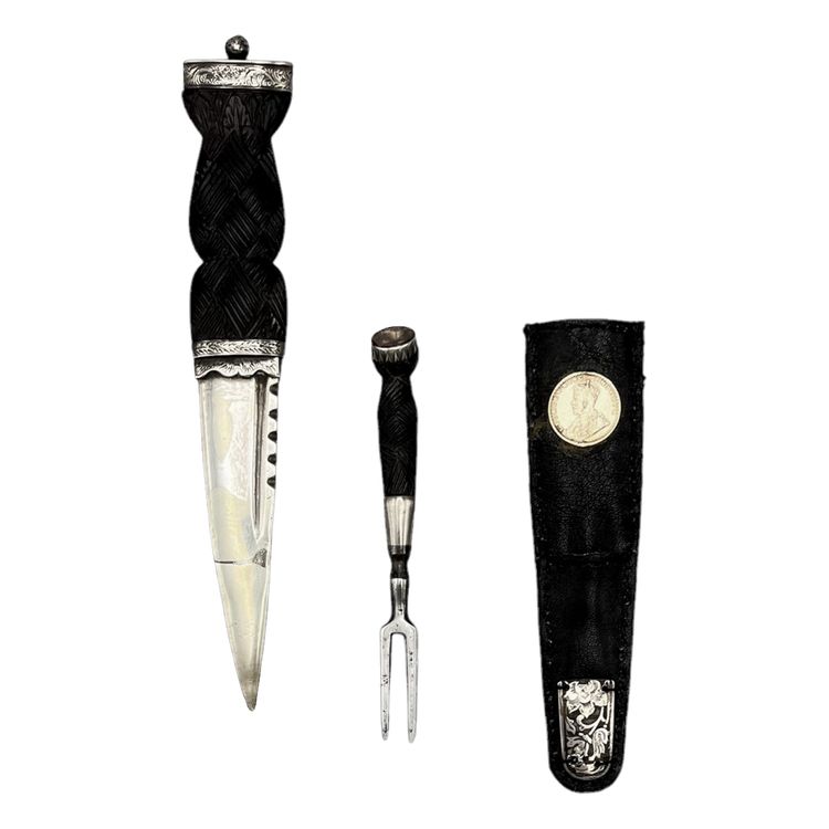 COUTEAU appelé Sgian Dubh - Écosse - Début du XXème siècle