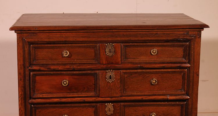 commode anglaise en chêne début 18° siècle
