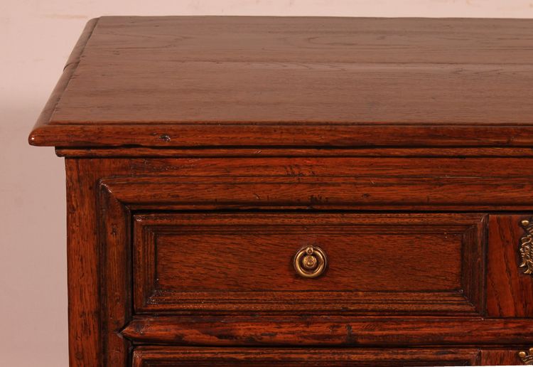 commode anglaise en chêne début 18° siècle