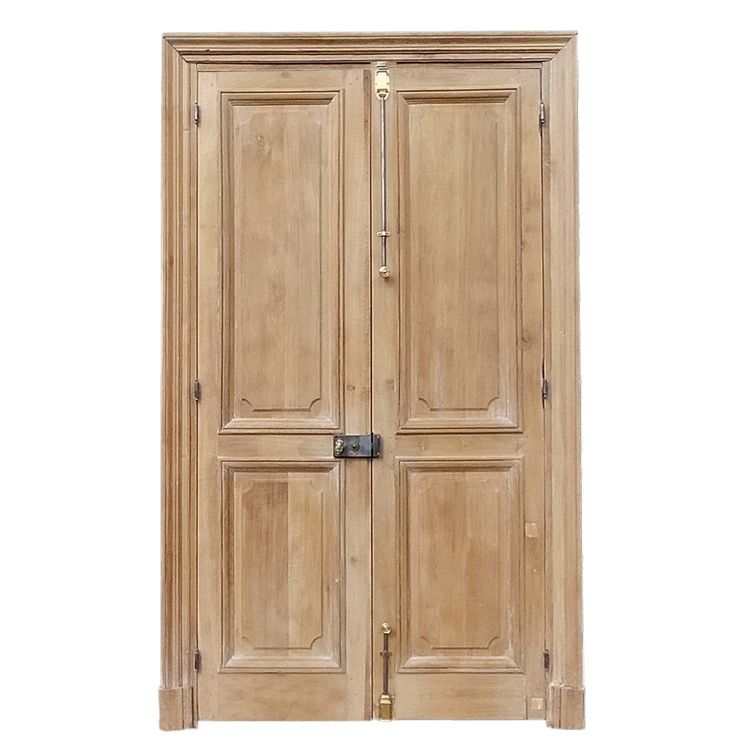 2 Porte doppie antiche Haussmann 100% rovere Aspetto di alta qualità