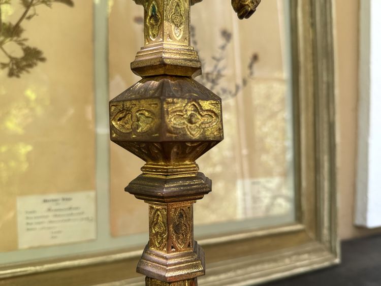 Monstrance Reliquary with four relics - 19th century