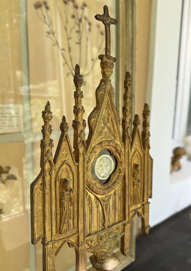 Monstrance Reliquary with four relics - 19th century