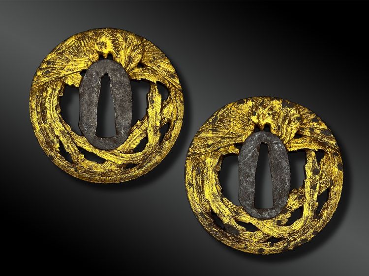 Set of TSUBA for daisho - Japan - Edo period (1603-1868)