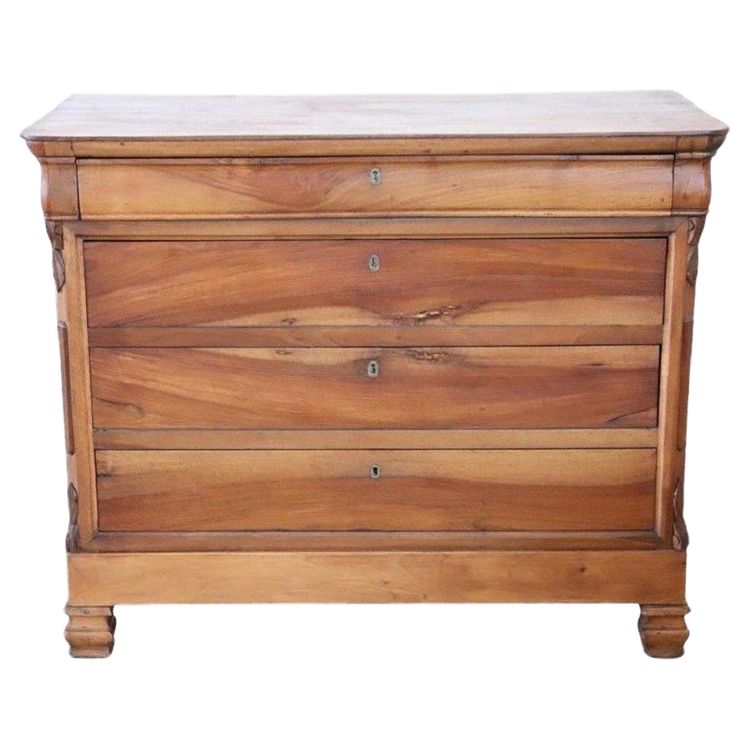 commode ancienne en noyer