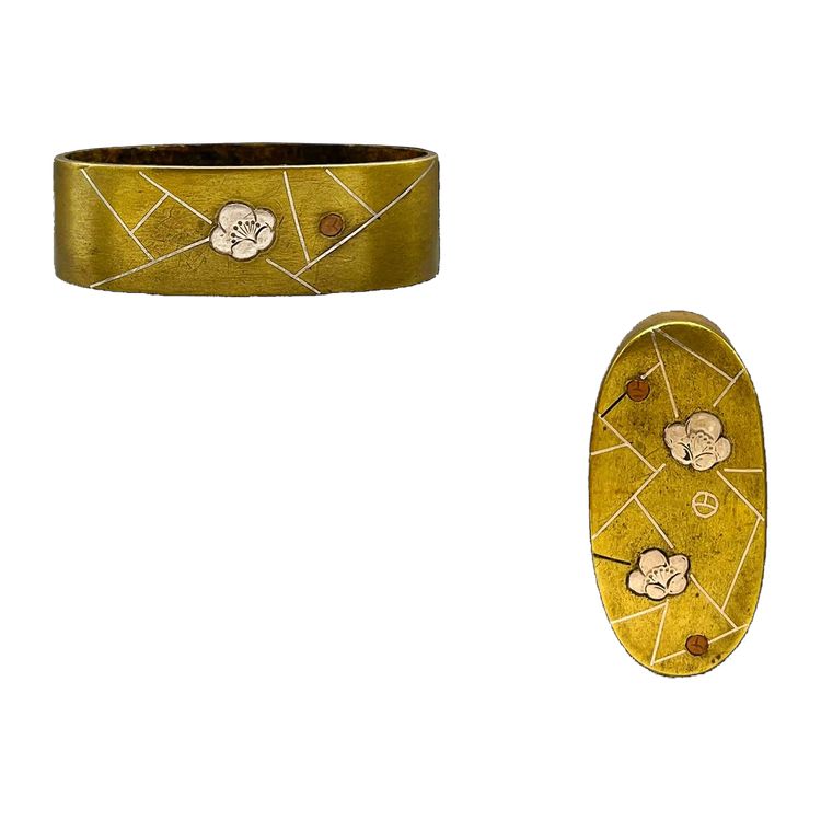 Fuchi Kashira SET - Giappone - Periodo Edo (1603-1868)