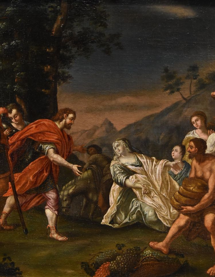 König David trifft Abigail, Nicolas Vleughels (Paris 1668 - Rom 1737)