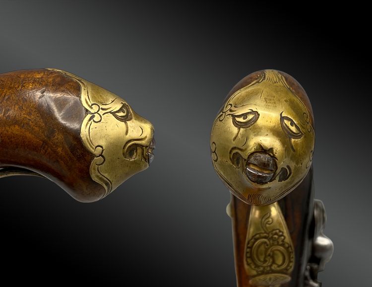 Pistola navale a pietra focaia Inghilterra, Londra circa 1800