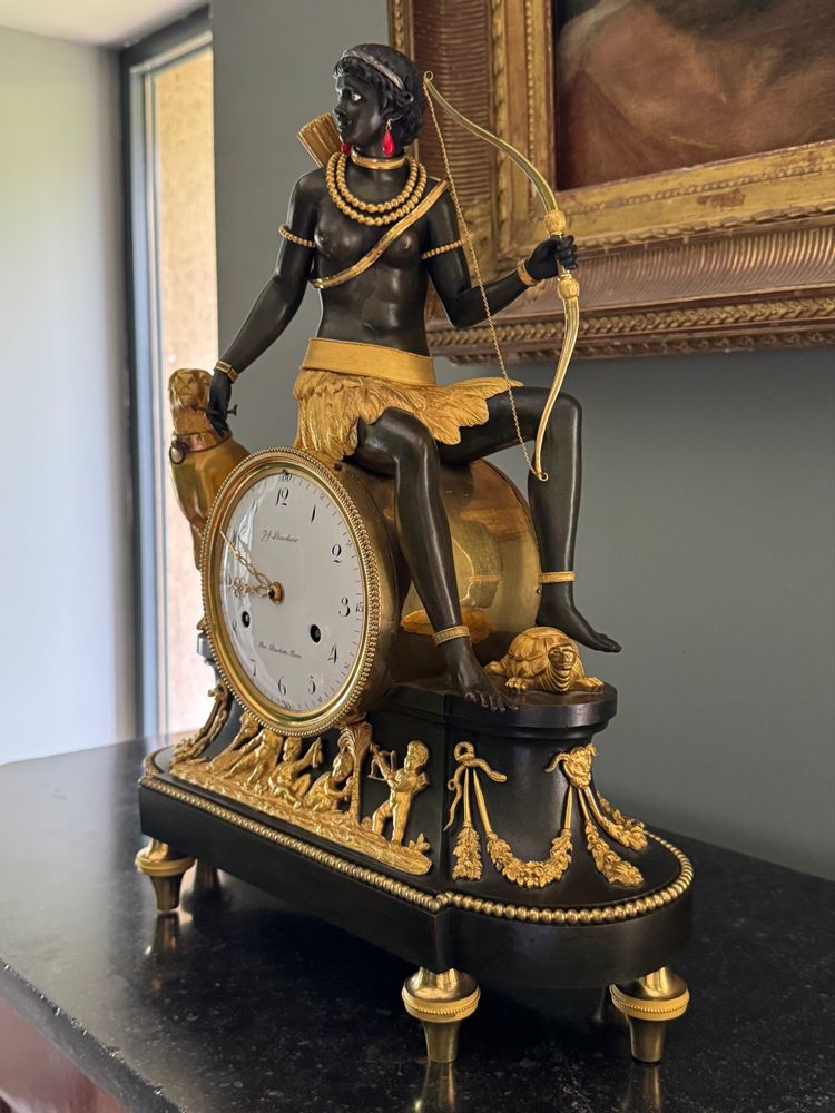 J.S Deverberie Et J.J Coteau, Consulat period L'Afrique orologio firmato.