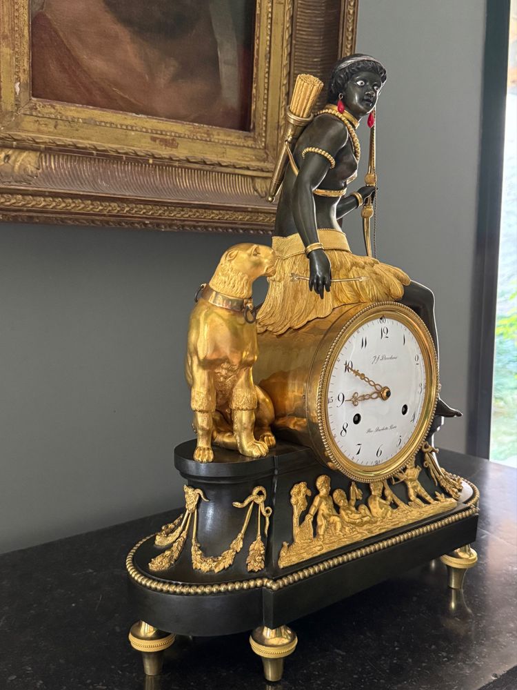 J.S Deverberie Et J.J Coteau, Consulat period L'Afrique orologio firmato.