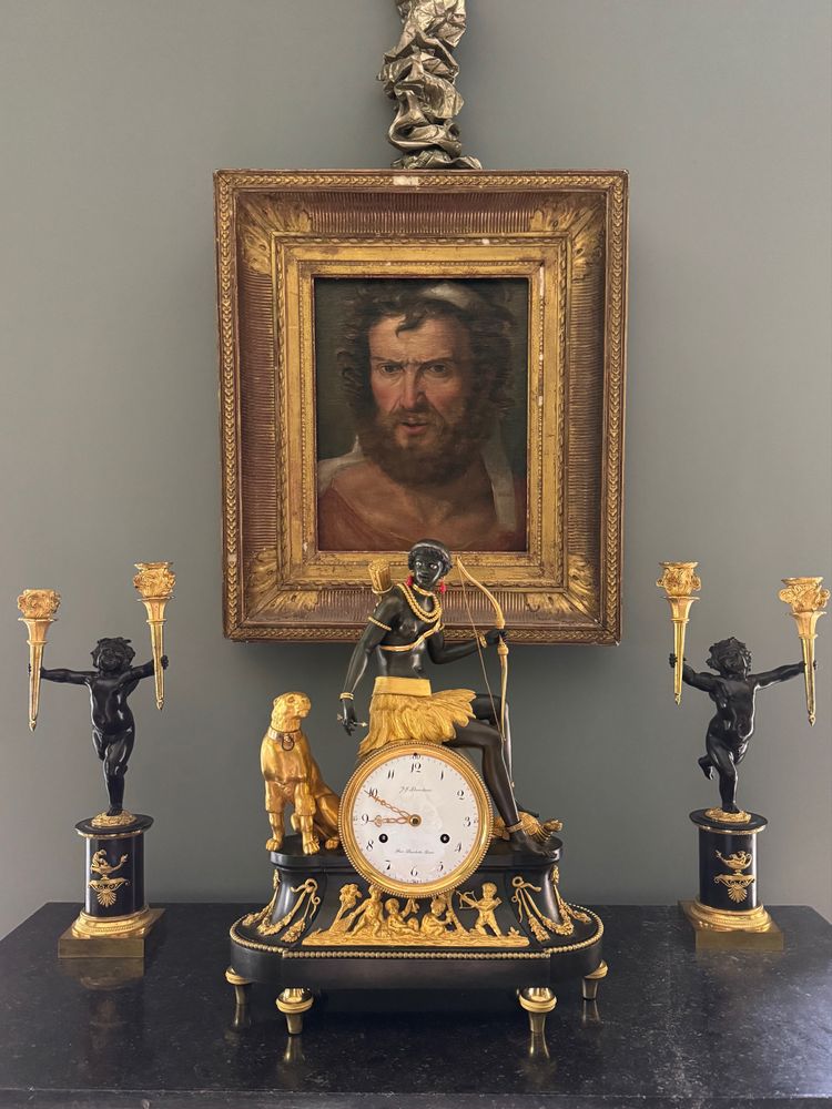 J.S Deverberie Et J.J Coteau, Consulat period L'Afrique orologio firmato.
