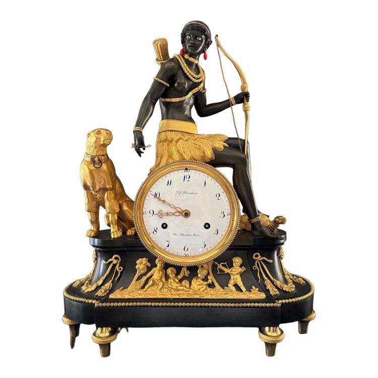 J.S Deverberie Et J.J Coteau, Consulat period L'Afrique orologio firmato.