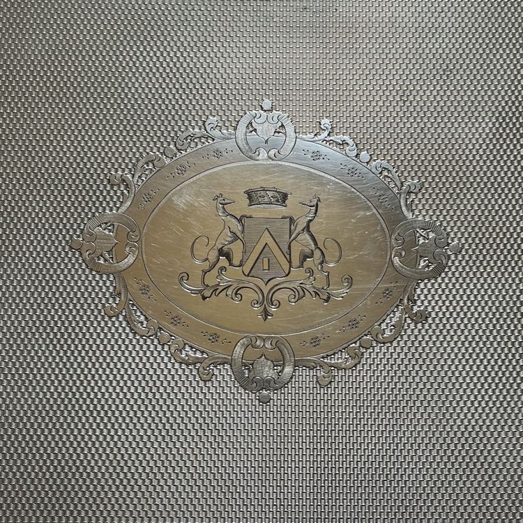 Vassoio armoriale, Ruolz, periodo Napoleone III
