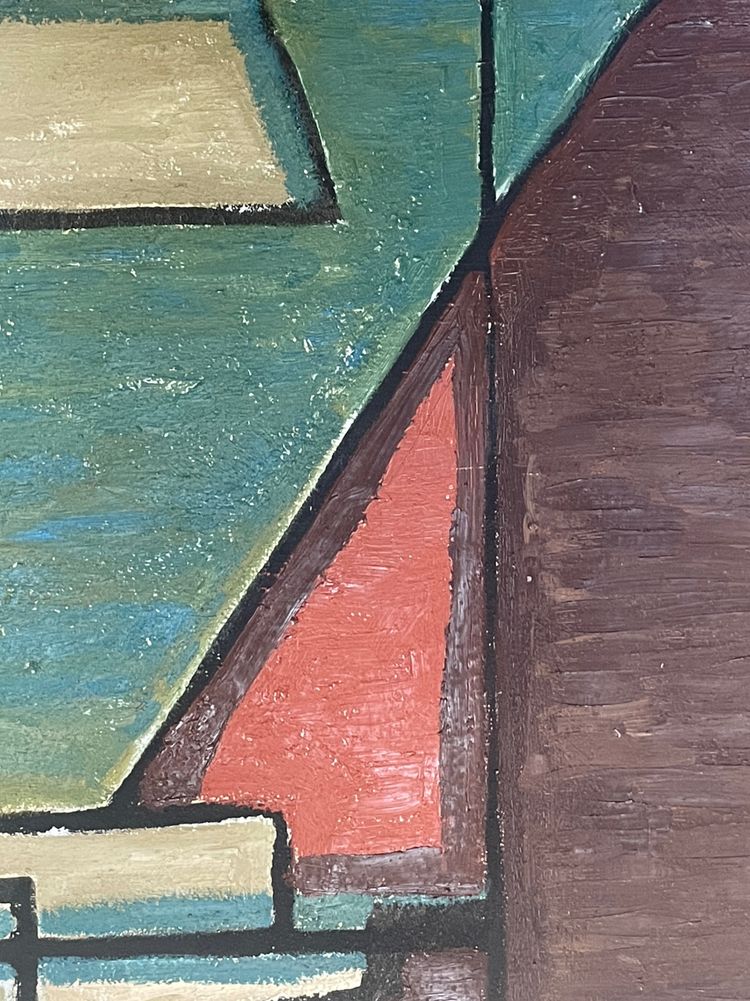 Pittura XX° geometria astratta Gilbert Thevenot gruppo artistico Rencontres