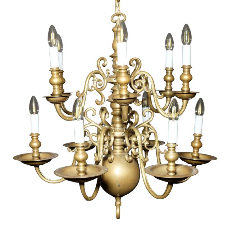 Dutch chandelier with 12 lights