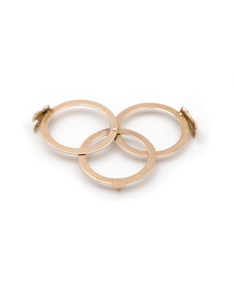 Fede Anello in oro rosa 14k con turchese, anello fede, anello promessa, anello di fidanzamento e matrimonio
