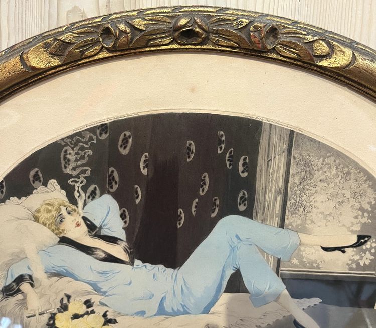 Georges Grellet (1869-1959)   Gravure Art Déco 