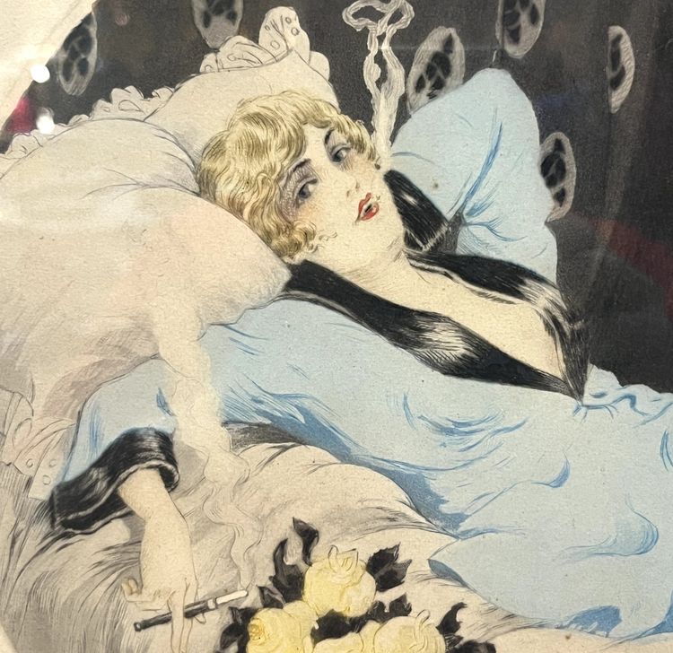 Georges Grellet (1869-1959)   Gravure Art Déco 