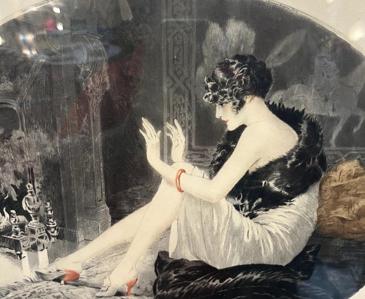 Georges Grellet (1869-1959) Gravure Art Déco