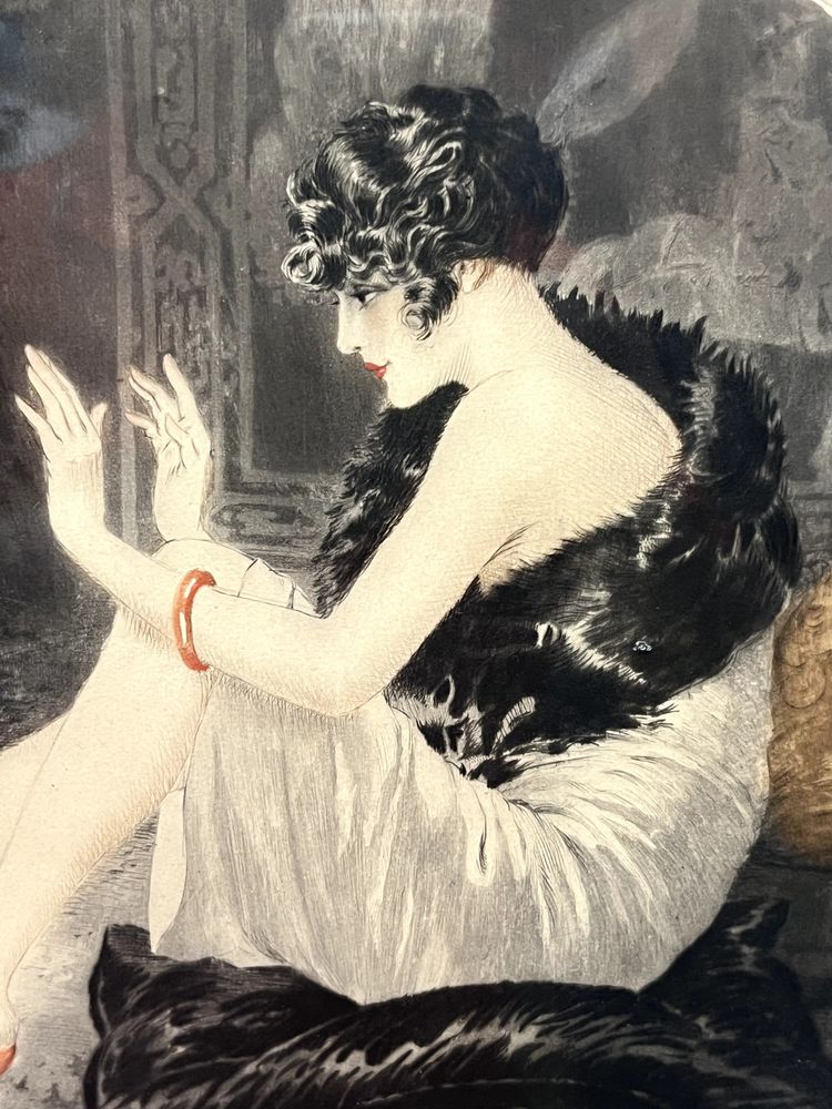 Georges Grellet (1869-1959) Gravure Art Déco