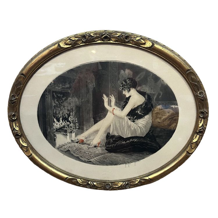 Georges Grellet (1869-1959) Gravure Art Déco