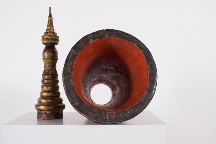 Ancient Burmese Stupa (72 cm)