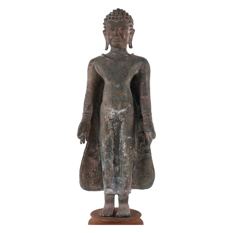Grande Buddha di bronzo Môn Dvaravati