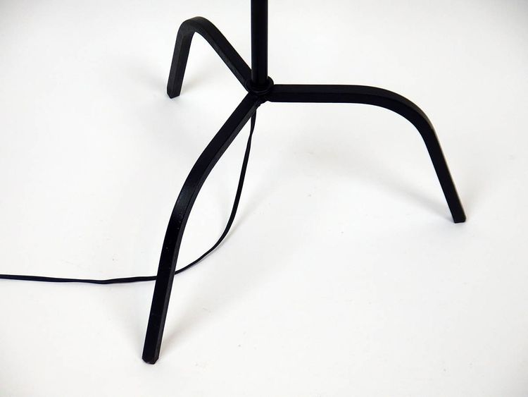 Adjustable floor lamp in wrought iron 1950