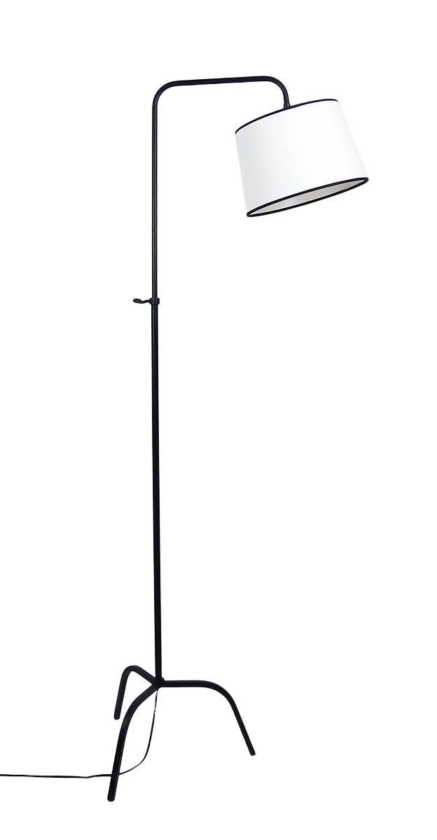 Adjustable floor lamp in wrought iron 1950