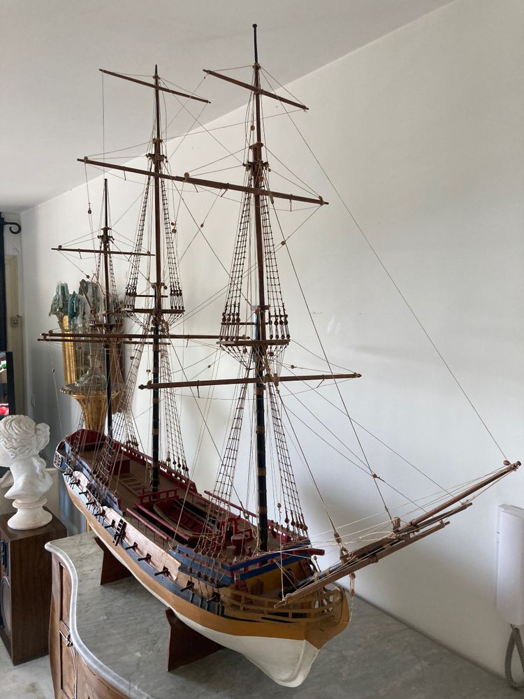 Maquette navire du XVIII ÈME SIÈCLE 