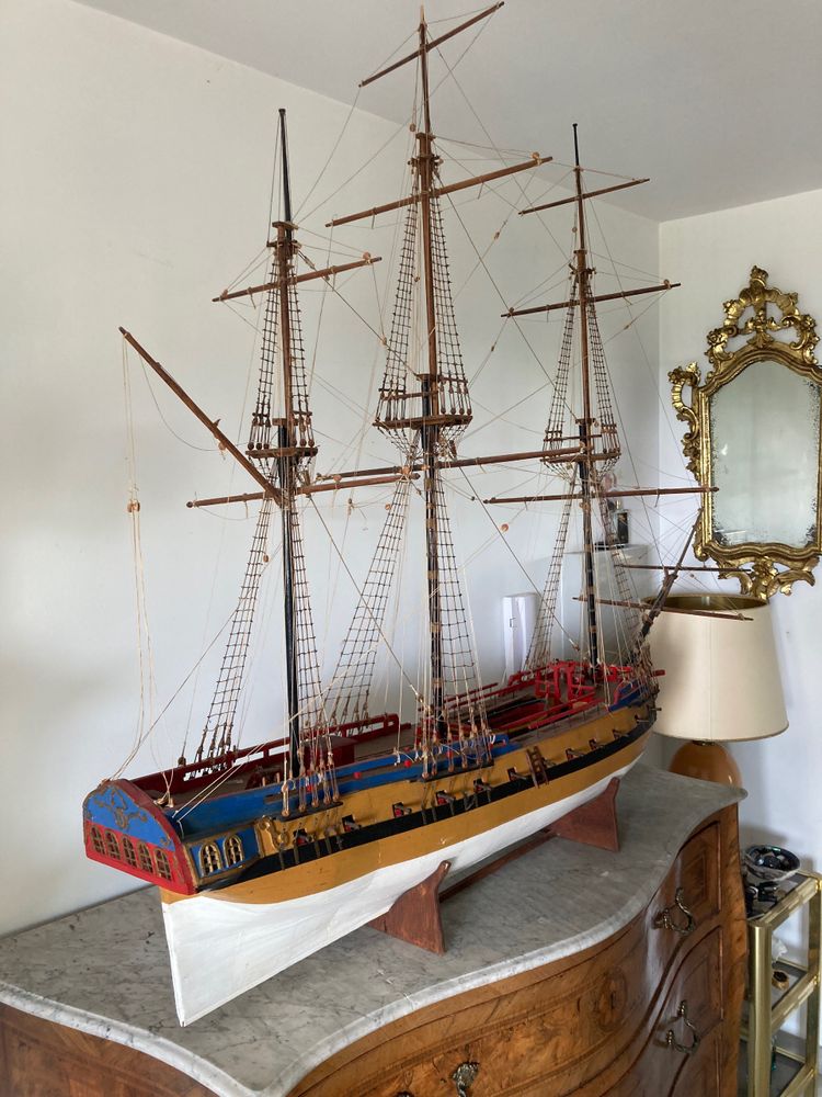 Maquette navire du XVIII ÈME SIÈCLE 