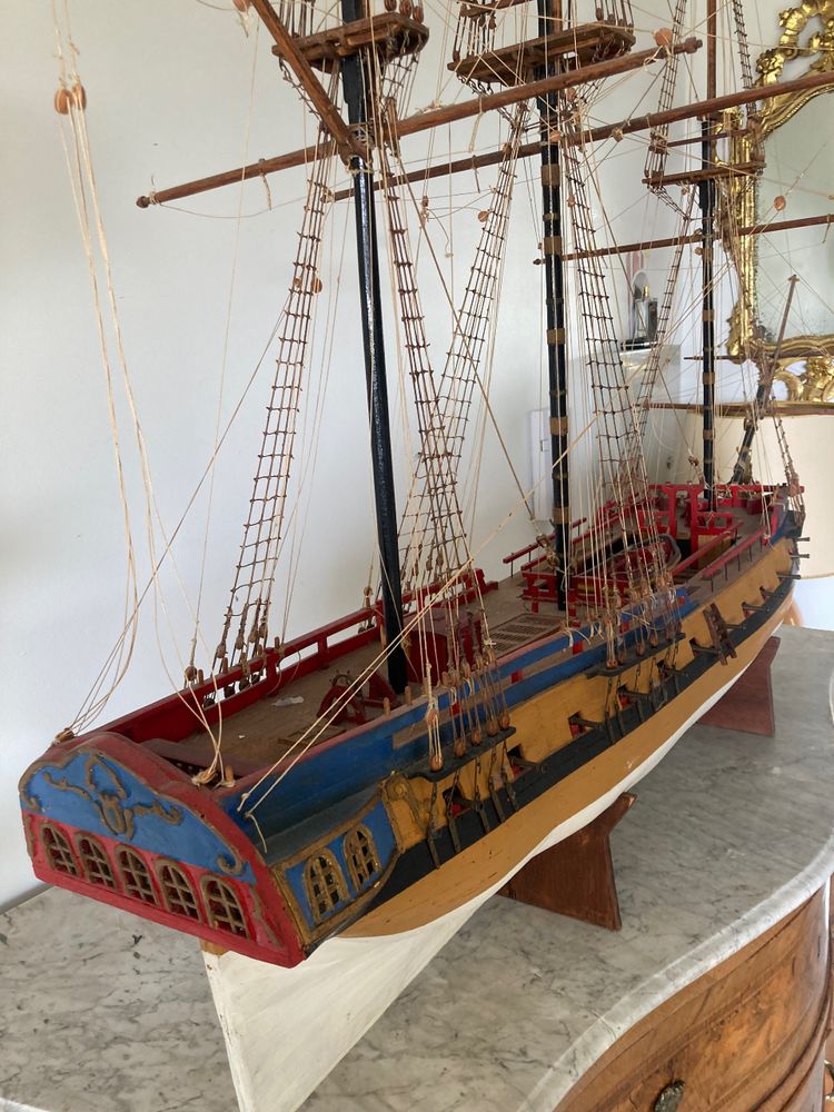 Maquette navire du XVIII ÈME SIÈCLE 