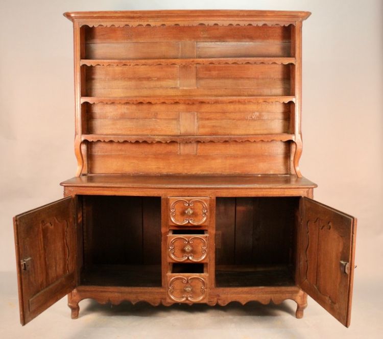Geschirrschrank Lorrain aus Eiche XVIII.