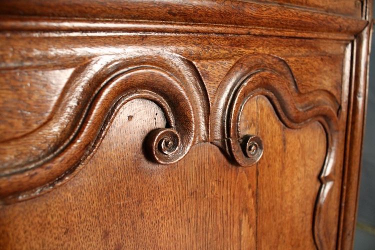 Geschirrschrank Lorrain aus Eiche XVIII.